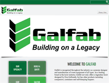 Tablet Screenshot of galfab.com